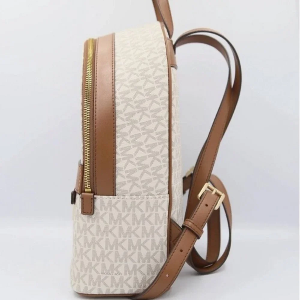 MICHAEL KORS Kenly Medium Backpack Signature Vanilla Bag